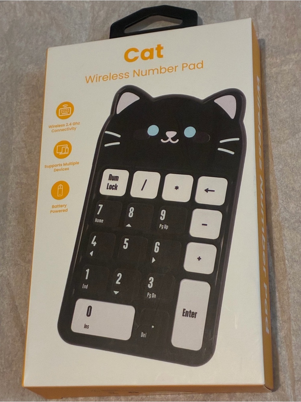 iJoy Wireless Molded Number Pad - Black Cat